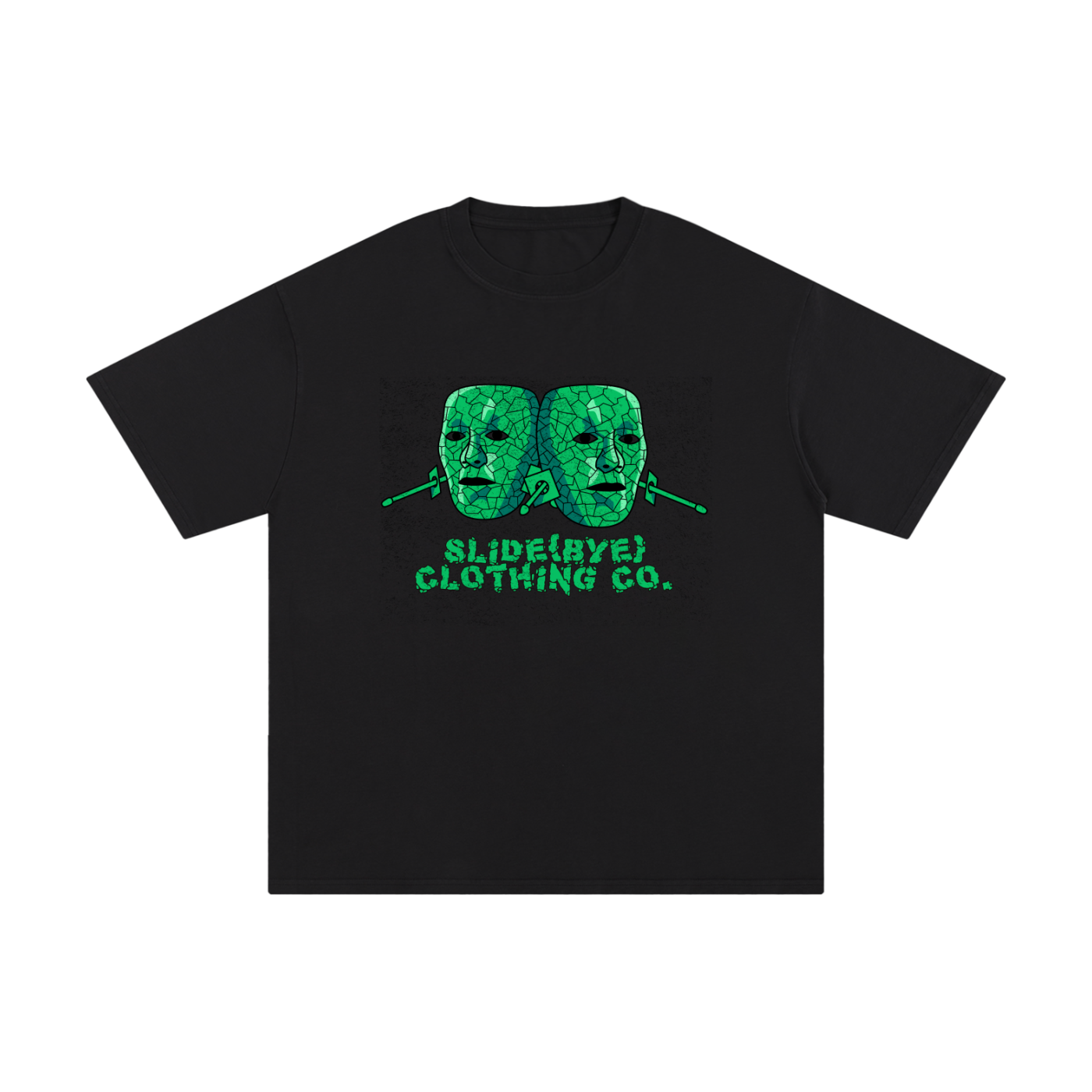 MIRROR MASK TEE (BLACK)