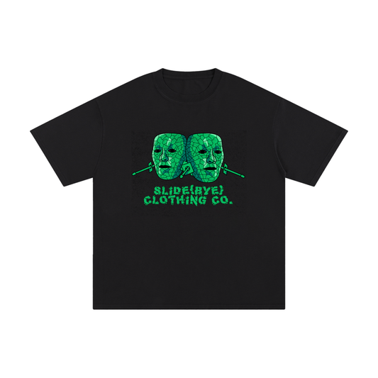 MIRROR MASK TEE (BLACK)