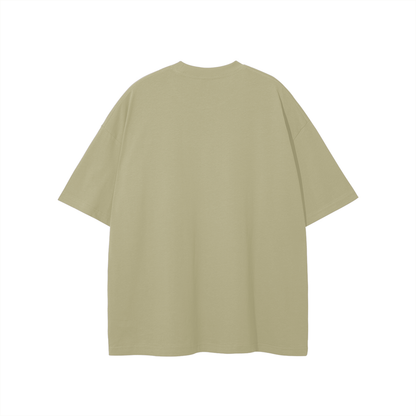 Unisex Slide[Bye] Falling Stairs Tee (Grey Apricot)