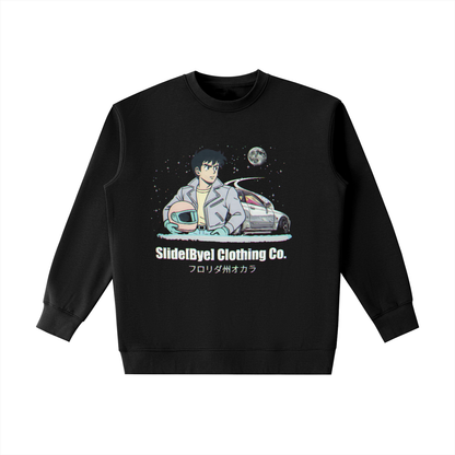 Night Racer Crewneck Sweater (BLACK)